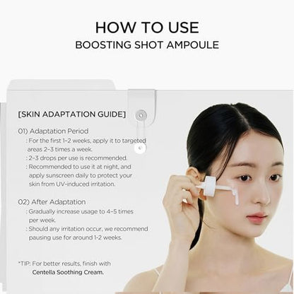 SKIN1004 Matrixyl 10% Boosting Shot Ampoule with Volufiline & Hyaluronic Acid – Deep Hydration & Firming Serum for Face, Under Eye Care, Korean Skincare, 1.01 fl oz (30 ml)