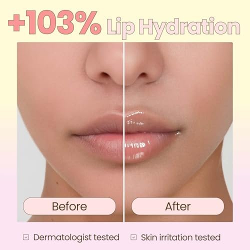 beenuvo Honey & Collagen Lip Butter - Hydrating Lip Treatment, Overnight Lip Mask, Moisturizing Lip Balm with Jojoba Oil & Squalane (0.45 oz) Avelisse