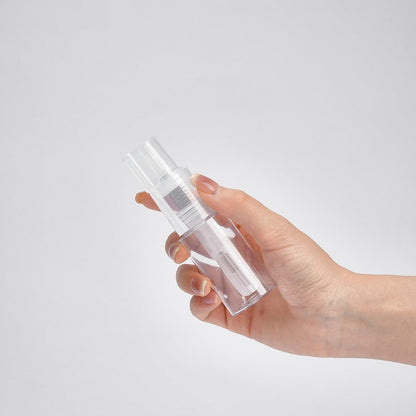 Sndperiexam 2-Pack 14ml Transparent Powder Spray Bottle - Refillable Hair Fiber Applicator, Empty Cosmetics Bottles, Glitter Spray for Crafts & Scrapbooking