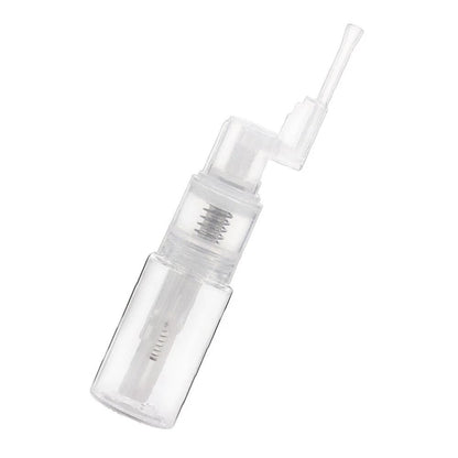 Sndperiexam 2-Pack 14ml Transparent Powder Spray Bottle - Refillable Hair Fiber Applicator, Empty Cosmetics Bottles, Glitter Spray for Crafts & Scrapbooking