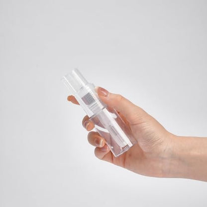Sndperiexam 2-Pack 14ml Transparent Powder Spray Bottle - Refillable Hair Fiber Applicator, Empty Cosmetics Bottles, Glitter Spray for Crafts & Scrapbooking