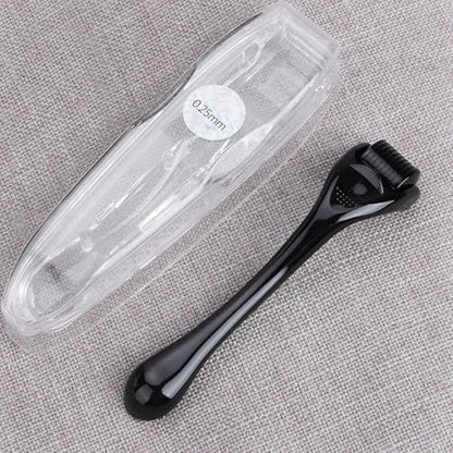 Glemme Microneedle Derma Roller 0.25mm for Hair, Beard & Face – Home Microneedling Roller for Men & Women