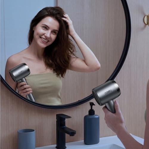 CONFU Plasma Ionic Hair Dryer 1600W - Fast Drying Anti Frizz Lightweight Blow Dryer for Curly Hair Women Men Avelisse