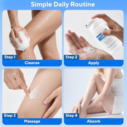 Skin Bleaching Cream, Dark Spot Remover for Body and Face - 2.71 fl oz Skin Lightening Whitening Cream with Vitamin C for Intimate Parts, Armpit, Inner Thigh, Dark Elbows and Knees, Bikini Areas