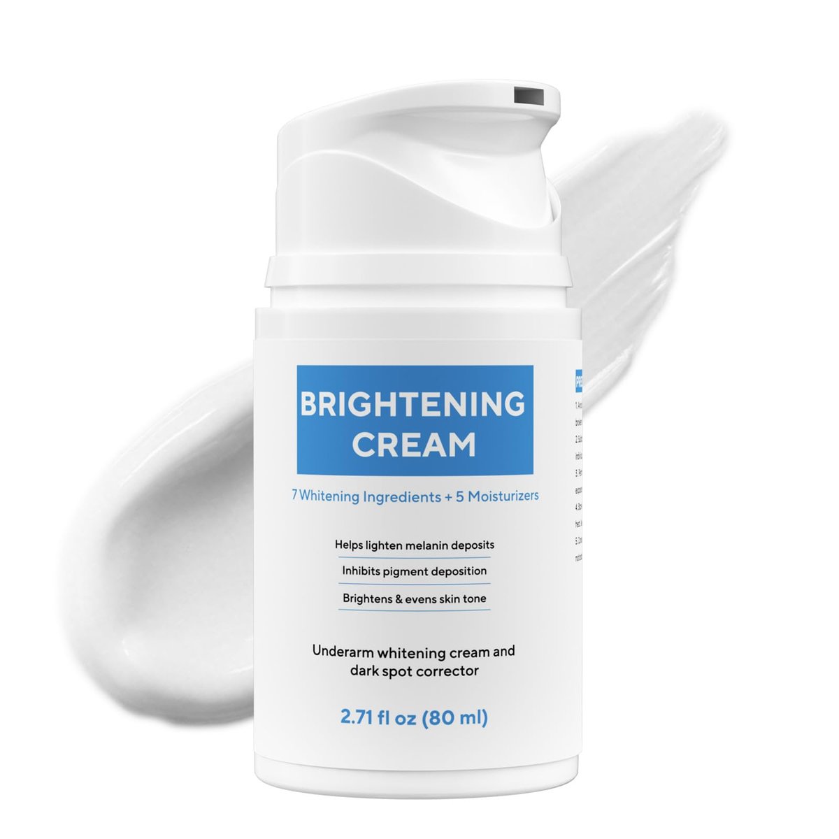 Skin Bleaching Cream, Dark Spot Remover for Body and Face - 2.71 fl oz Skin Lightening Whitening Cream with Vitamin C for Intimate Parts, Armpit, Inner Thigh, Dark Elbows and Knees, Bikini Areas - görsel 1