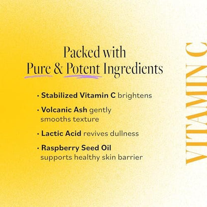 DERMA E Vitamin C Whipped Radiance Polish Face Exfoliator, 4 oz - Brightening & Gentle Dual-Action Exfoliator Avelisse