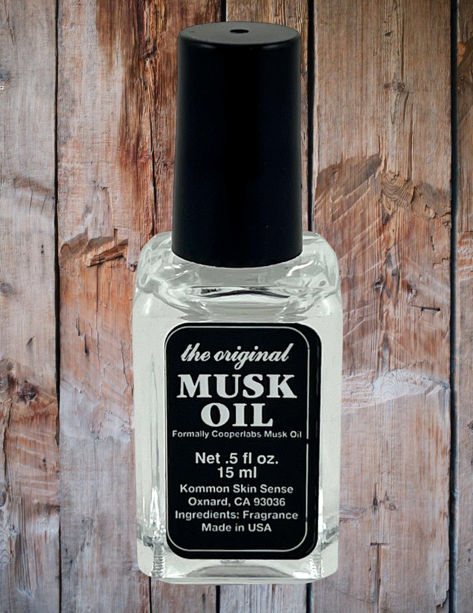 Kommon Skin Sense The Original Musk Oil - 0.5 Fl Oz - Classic Unisex Fragrance Oil Avelisse