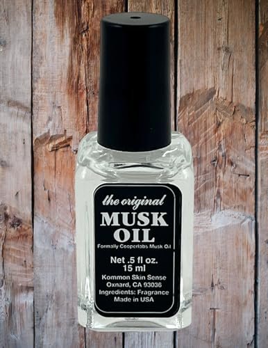 Kommon Skin Sense The Original Musk Oil - 0.5 Fl Oz - Classic Unisex Fragrance Oil Avelisse