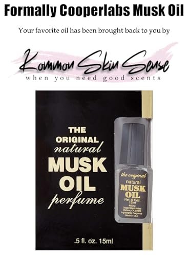 Kommon Skin Sense The Original Musk Oil - 0.5 Fl Oz - Classic Unisex Fragrance Oil Avelisse