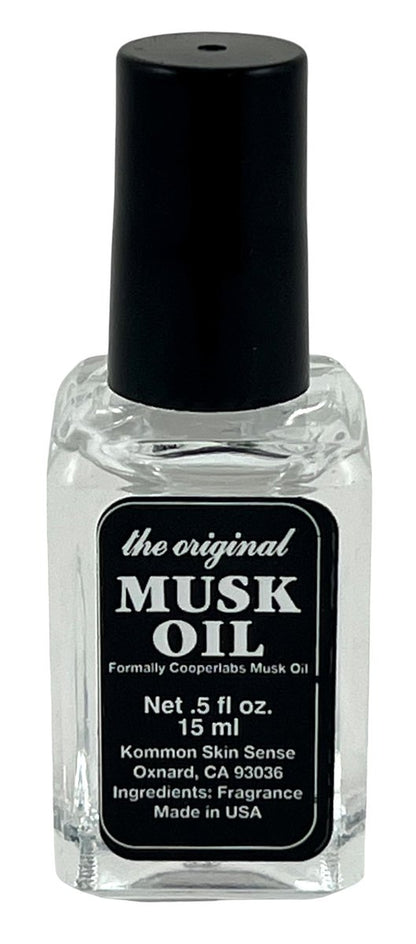 Kommon Skin Sense The Original Musk Oil - 0.5 Fl Oz - Classic Unisex Fragrance Oil Avelisse