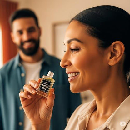 Kommon Skin Sense The Original Musk Oil - 0.5 Fl Oz - Classic Unisex Fragrance Oil Avelisse