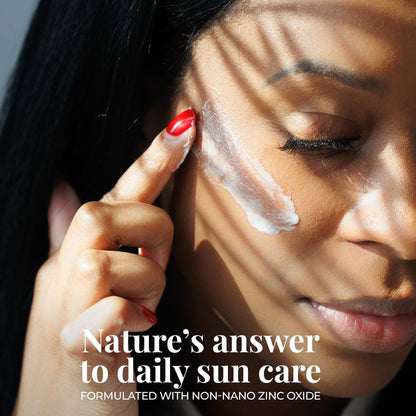 Amallow Tallow Sun Balm with Zinc Oxide - Tinted Mineral Sun Balm with Cocoa Powder - Natural, Non-Nano Zinc Oxide, Organic Oils - No White Cast - Handcrafted in the USA - 4 oz Avelisse