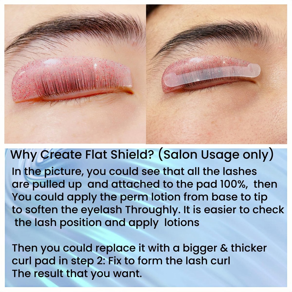 Korean Flat Lash Lift Shields 1mm Thin Silicone Pads for Professional Eyelash Perming | Liber Beauty - görsel 5