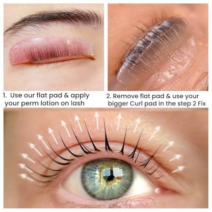 Korean Flat Lash Lift Shields 1mm Thin Silicone Pads for Professional Eyelash Perming | Liber Beauty