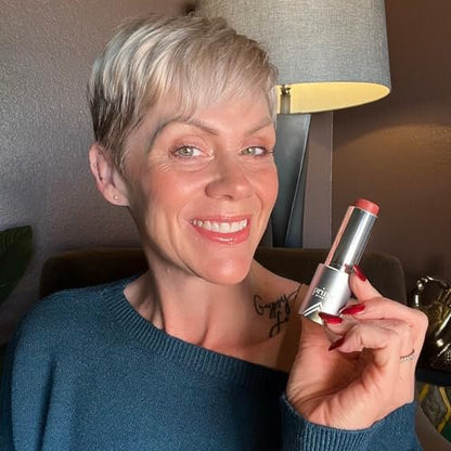 Prime Prometics PrimeWand Nude – All-in-One Lip, Cheek & Glow Stick for Mature Women – Sheer Rosy Tint with Shea Butter & Camellia Oil – Moisturizing, Buildable, and Skin-Enhancing Avelisse