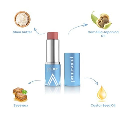 Prime Prometics PrimeWand Nude – All-in-One Lip, Cheek & Glow Stick for Mature Women – Sheer Rosy Tint with Shea Butter & Camellia Oil – Moisturizing, Buildable, and Skin-Enhancing Avelisse