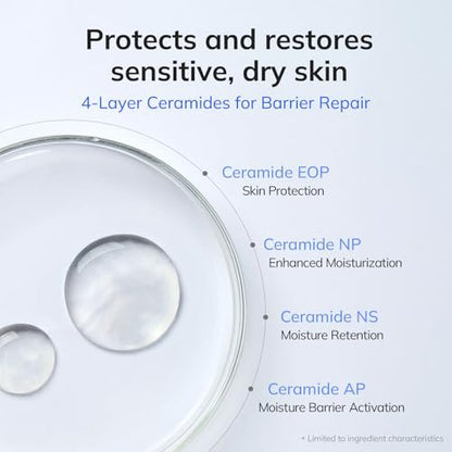 keenoniks Ceramide Aurora Dewy Toner – Deeply Hydrating & Barrier-Repair Toner for Radiant, Healthy Skin - Korean Skincare for Sensitive Skin - 300ml (10.14 fl oz)