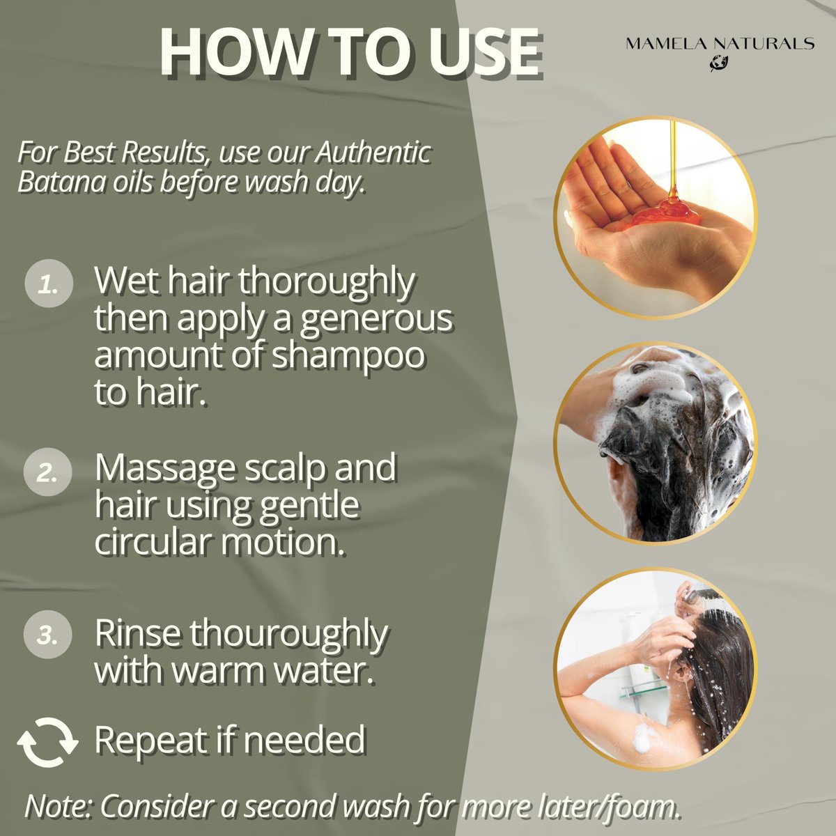 Batana Oil for Hair Growth Shampoo with Rosemary – Sulfate & Paraben Free, Nourishing Shampoo for Thinning Hair – 8 fl oz, All Hair Types - görsel 13