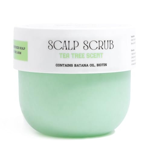 Skirifine Tea Tree Scalp Scrub - Exfoliating & Moisturizing Treatment for Dry, Flaky Scalp - 400g (14 fl.oz) Deep Cleansing Hair Scrub with Natural Exfoliants & Nourishing Oils - görsel 2