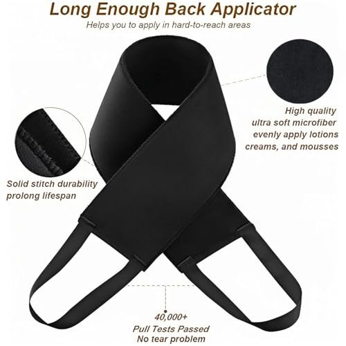 EVYTTA 3-in-1 Self Tanning Mitts Set | Self Tanner Mitt & Back Applicator Brush for Streak-Free Tan Avelisse