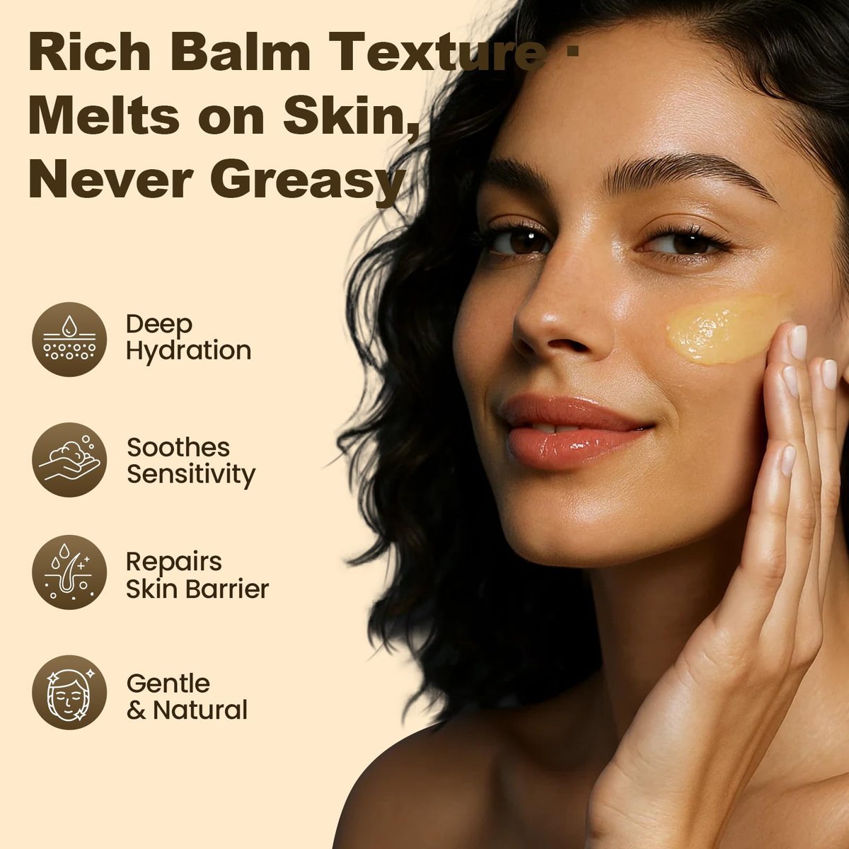 OLLM Beef Tallow for Skin: Grass Fed Tallow and Honey Balm with Raw Honey and Beeswax – Tallow Face Moisturizer for All Skin Types, Safe for Babies and Moms, Light Scent - görsel 7