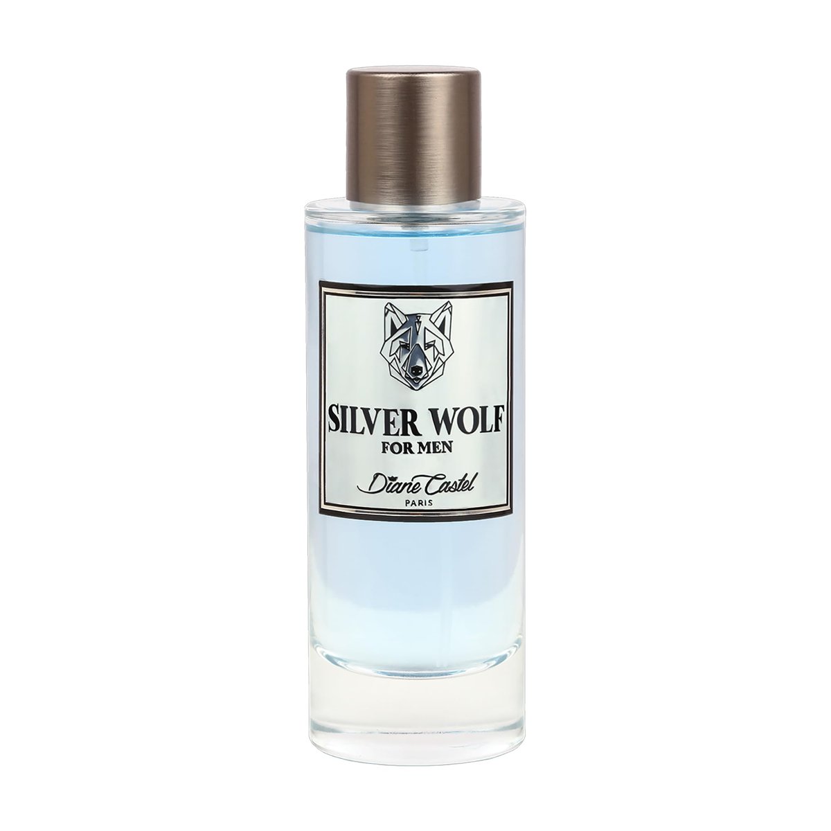 Diane Castel Silver Wolf - Woody Citrus Cologne for Men - Top Notes of Elemi, Bergamot, Mandarin - 3.3 oz - görsel 1