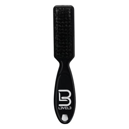 Level 3 Fade Brush Set - 3-Piece Professional Barber Brush Kit for Fades and Lineups