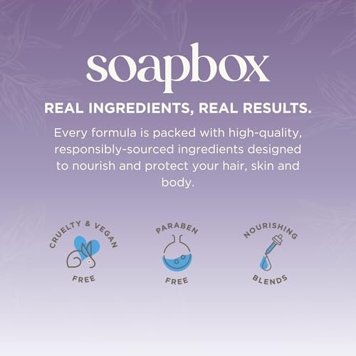 Soapbox Dry Shampoo Powder - Non-Aerosol, Volumizing with Biotin & Rice Protein - Travel Size, Vegan - 1.25oz Avelisse