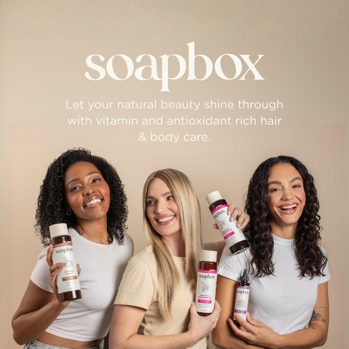 Soapbox Dry Shampoo Powder - Non-Aerosol, Volumizing with Biotin & Rice Protein - Travel Size, Vegan - 1.25oz Avelisse