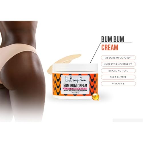 2-Pack Brazilian Body Firming Cream – Advanced Lifting & Tightening Formula, Visibly Reduces Cellulite & Stretch Marks, Intense Hydration for Legs, Arms & Body, Value Bundle 8 oz Each - görsel 4