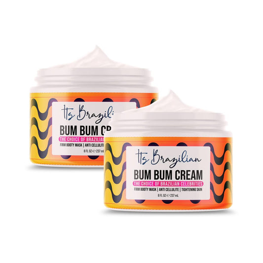 2-Pack Brazilian Body Firming Cream – Advanced Lifting & Tightening Formula, Visibly Reduces Cellulite & Stretch Marks, Intense Hydration for Legs, Arms & Body, Value Bundle 8 oz Each