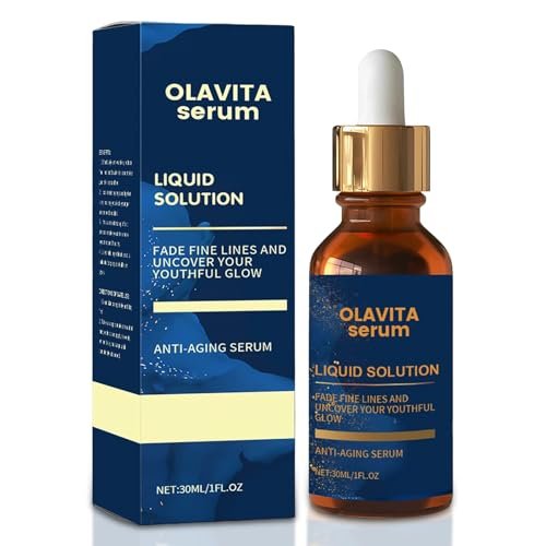 Olavita Serum: Vitamin C & E Anti-Aging Facial Serum – Boosts Collagen, Diminishes Wrinkles for Youthful Glow (1 Fl Oz) Avelisse