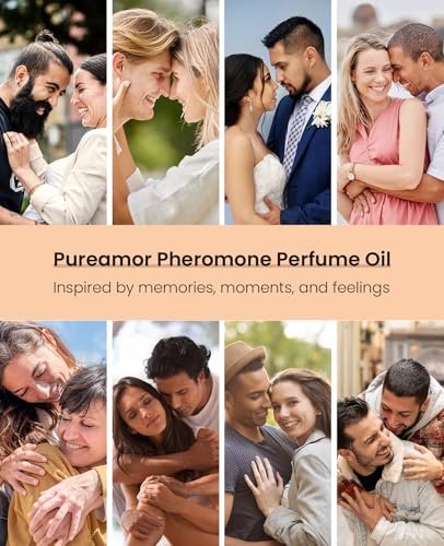 PUREAMOR Pheromones Perfume for Women & Men – Strawberry & Cake, 0.34 oz Travel Spray - görsel 14