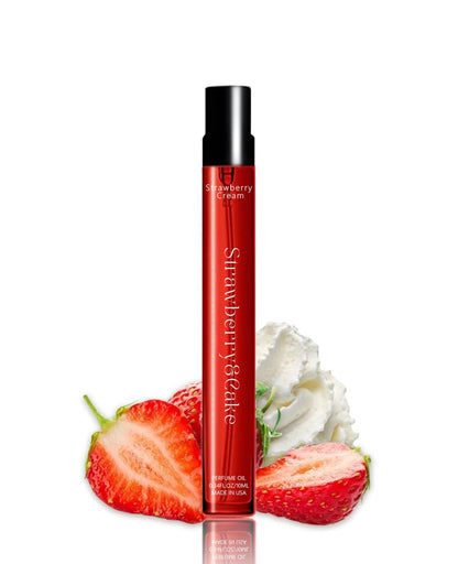 PUREAMOR Pheromones Perfume for Women & Men – Strawberry & Cake, 0.34 oz Travel Spray