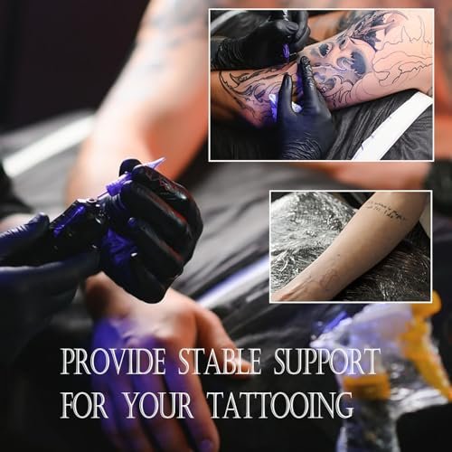 Gakonp XXL Tattoo Armrest Stand - Height & Tilt Adjustable Oversized Tattoo Arm Rest with Ink Rack & Glove Rack for Artist Beauty Table - görsel 16