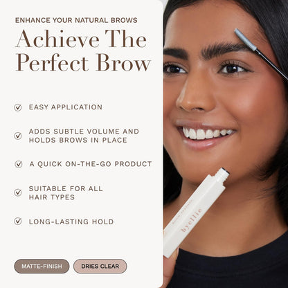 Byellie Brow Texture 12ml - Clear Eyebrow Gel for Soft-Hold, Natural Fluffy Brows | Vegan & Cruelty Free Avelisse