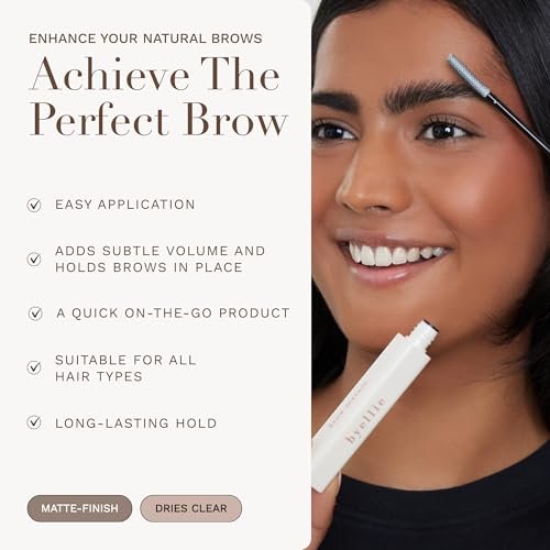 Byellie Brow Texture 12ml - Clear Eyebrow Gel for Soft-Hold, Natural Fluffy Brows | Vegan & Cruelty Free Avelisse