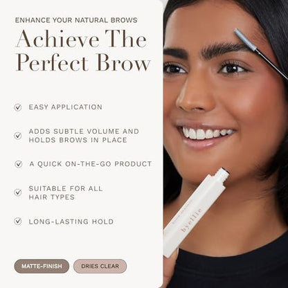 Byellie Brow Texture 12ml - Clear Eyebrow Gel for Soft-Hold, Natural Fluffy Brows | Vegan & Cruelty Free Avelisse