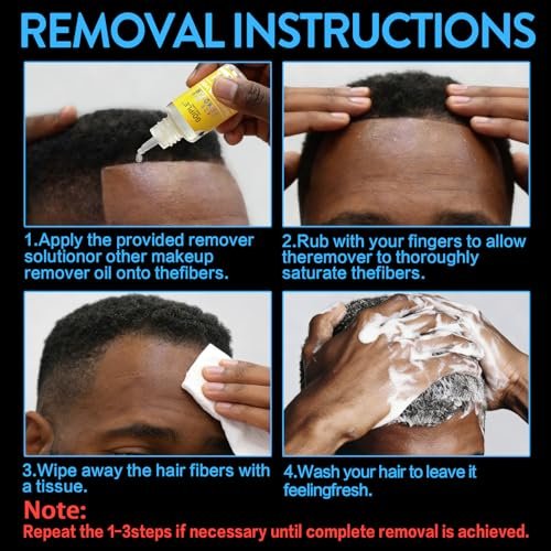 WOZUTUNT Hair Fiber Water Resistant Spray for Men and Women - Extra Hold Hair Fiber Holding Sprays for Black Hair - Waterproof Hairline Enhancer & Volumizing Sprays (2 Pack) Avelisse