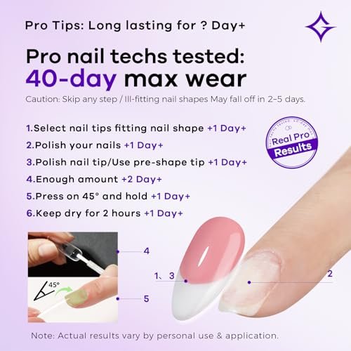 Glamonade Super Strong Nail Glue - 10ml Professional Adhesive for Press On Nails, Acrylic Nails & Fake Nail Tips - Long-Lasting, Mess-Free Application - görsel 12