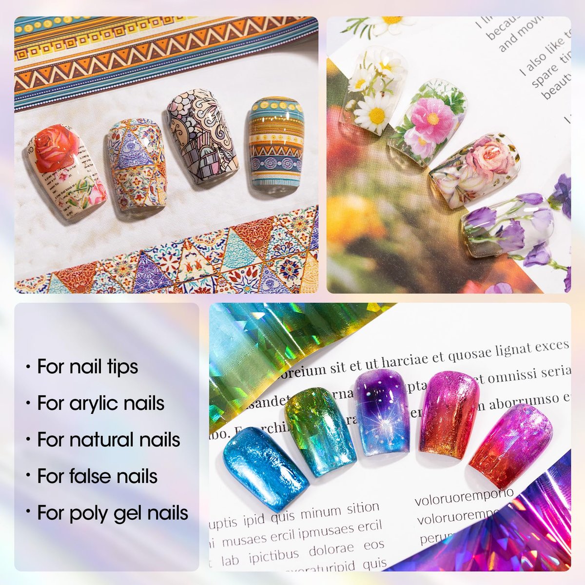 GELLEN 18ml Nail Foil Glue Gel – Foil Transfer Gel for Nail Art, HEMA Free & TPO Free, Clear Transfer, Cures in 30-60s - görsel 3