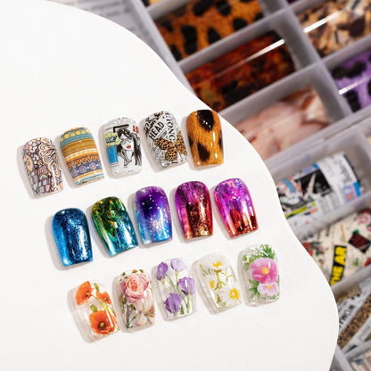 GELLEN 18ml Nail Foil Glue Gel – Foil Transfer Gel for Nail Art, HEMA Free & TPO Free, Clear Transfer, Cures in 30-60s