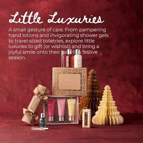 Molton Brown Orange & Bergamot Christmas Cracker - Eau de Toilette 0.25 fl. oz. & Body Wash 1.7 fl. oz. Luxury Scented Body Care Beauty Gift Set Avelisse