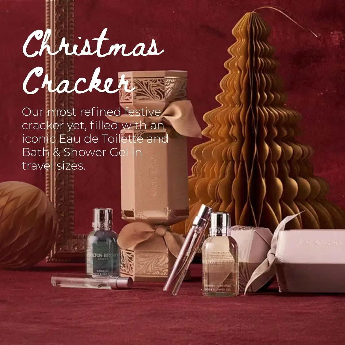 Molton Brown Orange & Bergamot Christmas Cracker - Eau de Toilette 0.25 fl. oz. & Body Wash 1.7 fl. oz. Luxury Scented Body Care Beauty Gift Set Avelisse