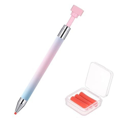 Rhinestone Picker Tool - Refillable Wax Pen with 3 Wax Refills for Nail Art & Diamond Painting