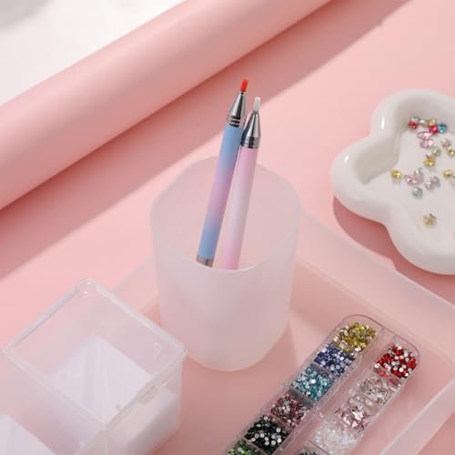 Rhinestone Picker Wax Pen with Refills - Precision Diamond Art Tool & Nail Art Applicator - görsel 6