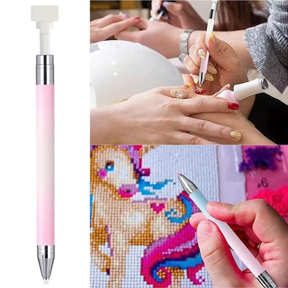 Rhinestone Picker Wax Pen with Refills - Precision Diamond Art Tool & Nail Art Applicator