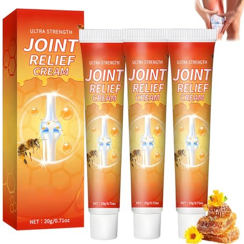 TFSUDI 3-Pack Joint Relief Cream – Ultra Strength Formula for Back, Neck, Feet, Shoulders Avelisse