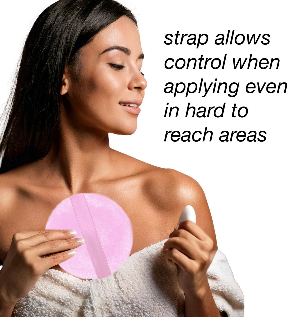 Oversized XL Velour Powder Puff – Ultra Soft Body & Face Makeup Applicator for Loose Powder, Setting Powder & Blusher - görsel 9