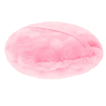 Oversized XL Velour Powder Puff – Ultra Soft Body & Face Makeup Applicator for Loose Powder, Setting Powder & Blusher